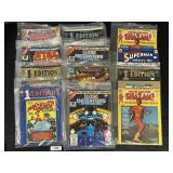 Large DC Comic Books, Superman, Shazam.