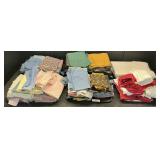 Sewing Fabric & Tea Towels, Sheets.