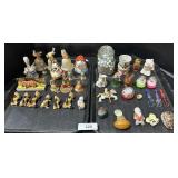 Vintage Bells & Trinkets, Glass Marbles, Trinkets