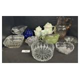 Pink Depression, EAPG Glass, Tea Pots,