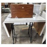 Vtg Capital Deluxe Sewing Machine & Table.