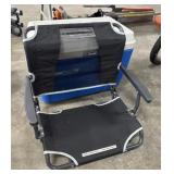 Coleman Cooler & Folding Bleacher Seat.