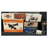 Harley Davidson Die Cast Cars Banks & Motorcycles.