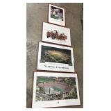 Nebraska Cornhuskers NCAA Football Posters.