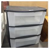 Sterilite Plastic Chest Of Drawers.