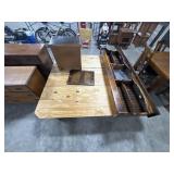 Knotty Pine Bed Frame & Night Stand.