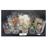 Character Glasses & Mcdonaldï¿½s Souvenir Glasses.