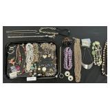 Costume Jewelry, Earrings, Necklaces, Bracelets.
