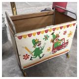 Tote-A-Toy Circus Theme Toy Chest.