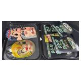 Vintage Halloween Masks & Ghostbusters Glasses.