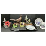 Bird & Flower Figurines, Goebel, Bronson, Bavaria.