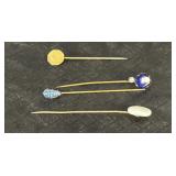 4 Hat Pins.
