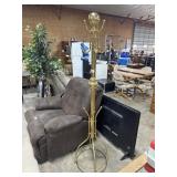 Vtg Brass Hall Tree.