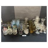 Vintage Fire House Mugs, EAPG Glassware,