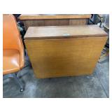 Mid Century Modern DropLeaf Table w/Hideaway Slat