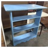 Rustic Blue BookShelf.