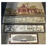 1943 Lebanon High School Panoramic Photo.