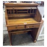 Pine Roll Front Desk.