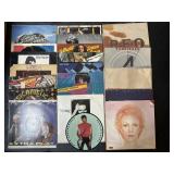 Large Lot Of 33RMP Records, KISS, Sting, Prism.