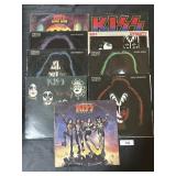 9 33RPM Kiss Records, Destroyer, Dynasty.