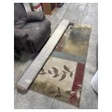 Contemporary Block Pattern Area Rug.