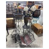 (6) Wrought Iron Plant Stands.
