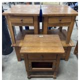 Broyhill Traditional Grainy Oak Coffee & End