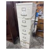 Pressed Steel Filing Cabinet.