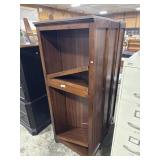(3) Darkwood Bookcases.