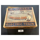 Vintage The Winner Electric Train Set.
