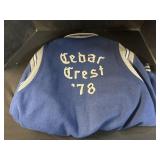 Cedar Crest ï¿½78 Lettermanï¿½s Jacket.