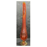 Fenton Swung Glass Vase.