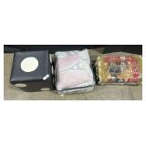 Dice Hassock, Pan Organizer, Paris Comforter.
