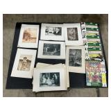 Photo Etching W/ Descriptions, Cereal Boxes.