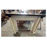 Antique Victorian Style Fireplace Mantel.