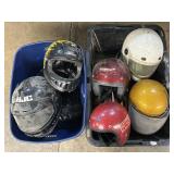 11 Motorcycle Helmets (Harley, Honda).
