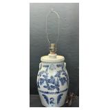 Rowe Pottery Works Stoneware Crock Table Lamp.