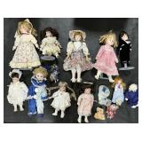 Porcelain Dolls & Clowns.
