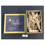 Mr.Ree Detective Game & Wooden Building Pieces.