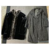 Pair Of Vintage Coats, Nelsonï¿½s Furs.