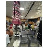 (2) Steel Patio Chairs & Umbrella.