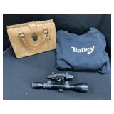 Tasco Scope, Leather Purse, Bailey Tote Bag.
