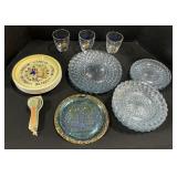 Glass Dinnerware Set, Bicentennial Glasses,