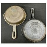 Wagner Ware & 6 1/2 inch Cast Iron Skillets.