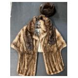 Simmondï¿½s Mink Fur Stoles, & Hat.