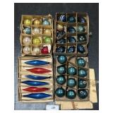Vintage Glass Christmas Ornaments.
