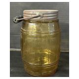 Globe Tobacco Advertising Barrel Jar.