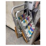 (2) Folding Mesh Lawn Chairs.