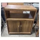 Mid Century Rolling Console Cabinet.