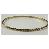 12KT Gold Fill Bangle.